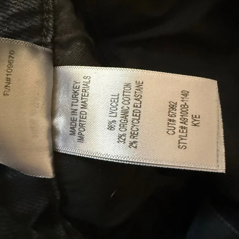AGOLDE Womens Kye Jeans 31 Black Mid‎ Rise Straight Leg A9100B-1140